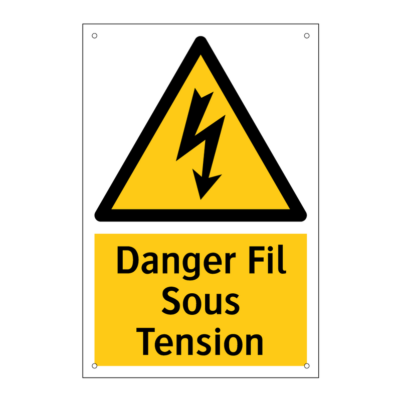 Danger Fil Sous Tension
