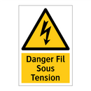 Danger Fil Sous Tension