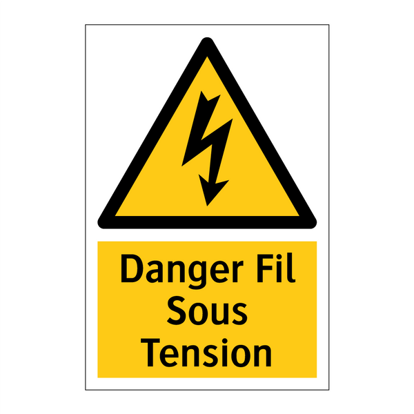 Danger Fil Sous Tension