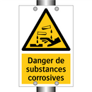 Danger de substances corrosives