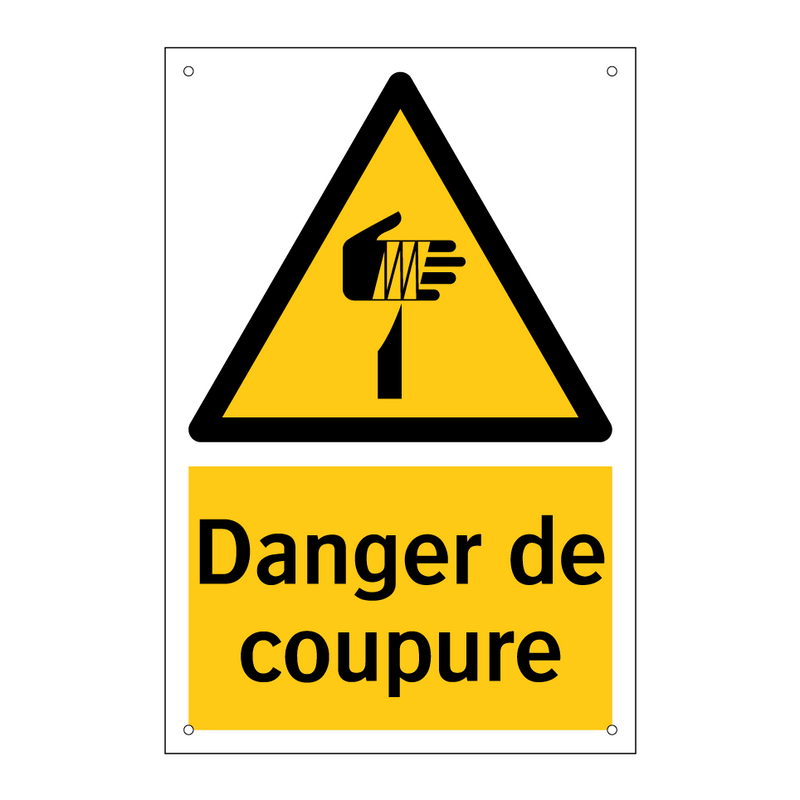 Danger de coupure