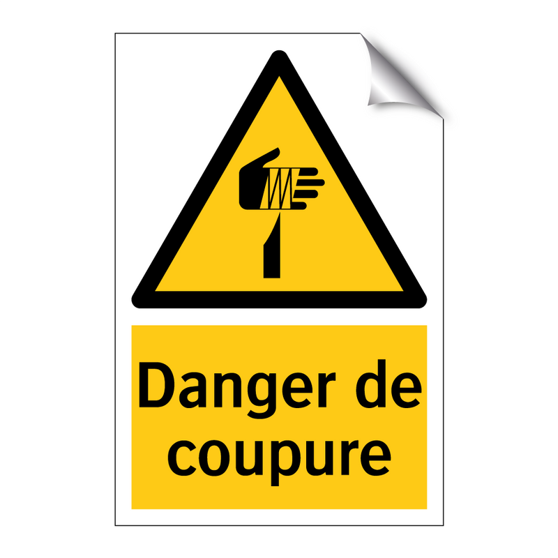 Danger de coupure