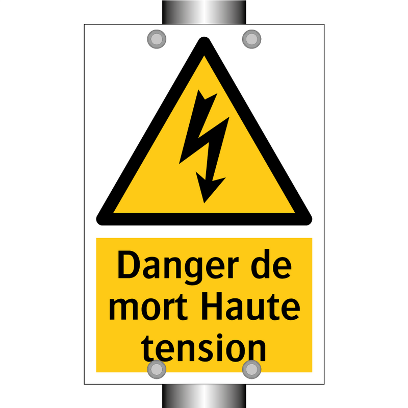 Danger de mort Haute tension