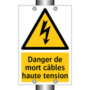 Danger de mort câbles haute tension