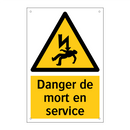 Danger de mort en service