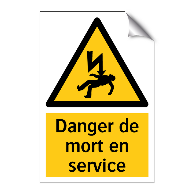 Danger de mort en service