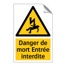 Danger de mort Entrée interdite