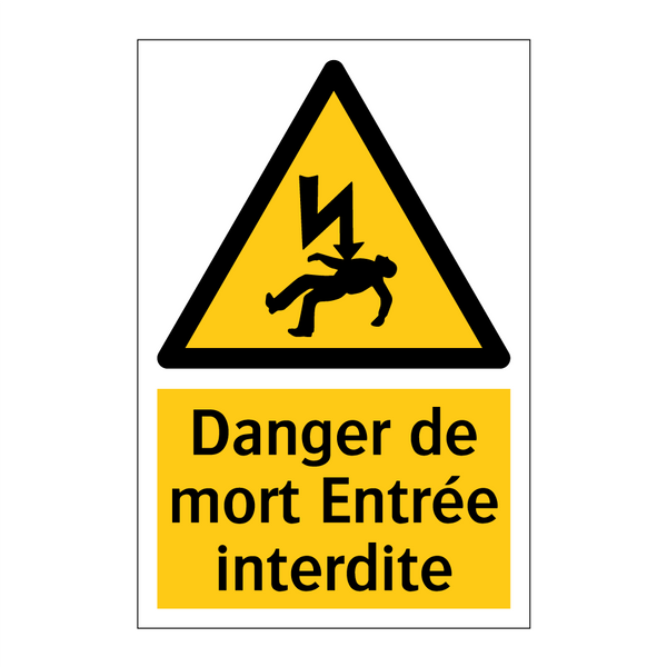 Danger de mort Entrée interdite