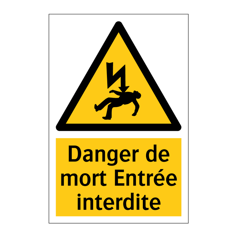Danger de mort Entrée interdite