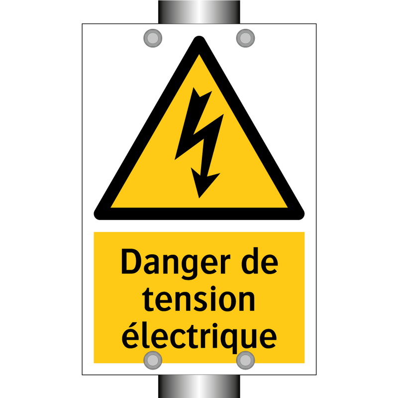 Danger de tension électrique