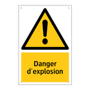 Danger d'explosion