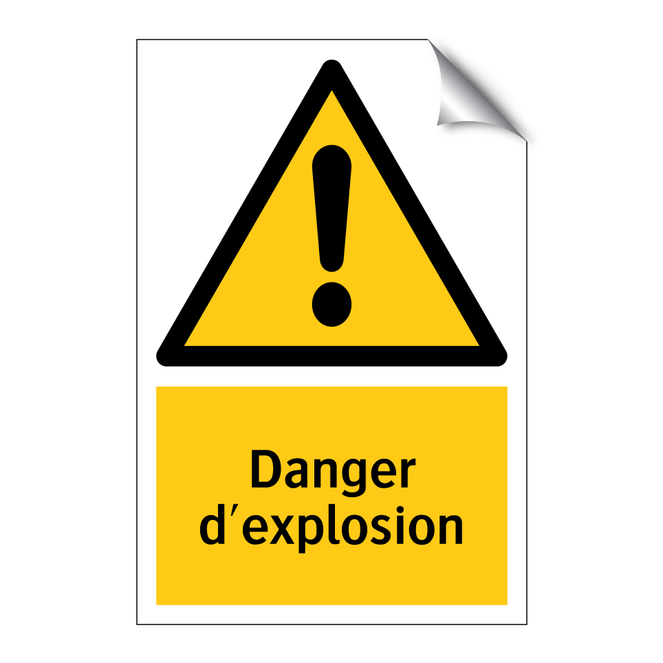 Danger d'explosion