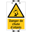 Danger de chute d'objets