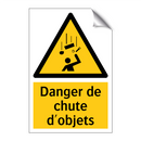 Danger de chute d'objets