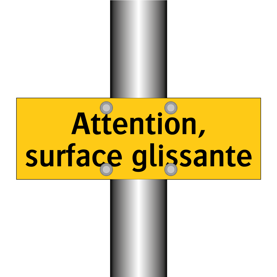 Attention, surface glissante