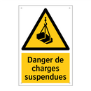 Danger de charges suspendues
