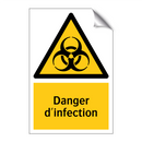 Danger d'infection