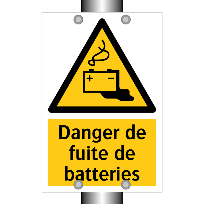 Danger de fuite de batteries