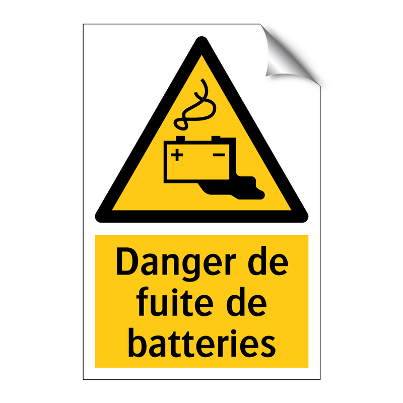 Danger de fuite de batteries