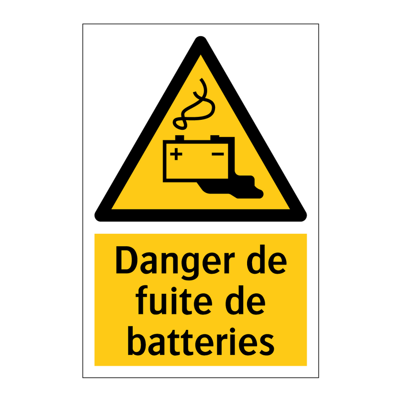 Danger de fuite de batteries