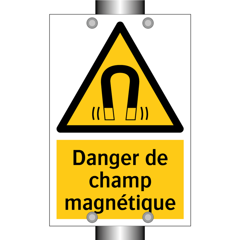 Danger de champ magnétique