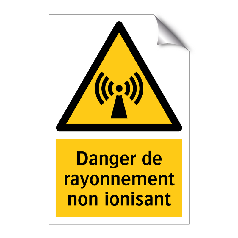 Danger de rayonnement non ionisant