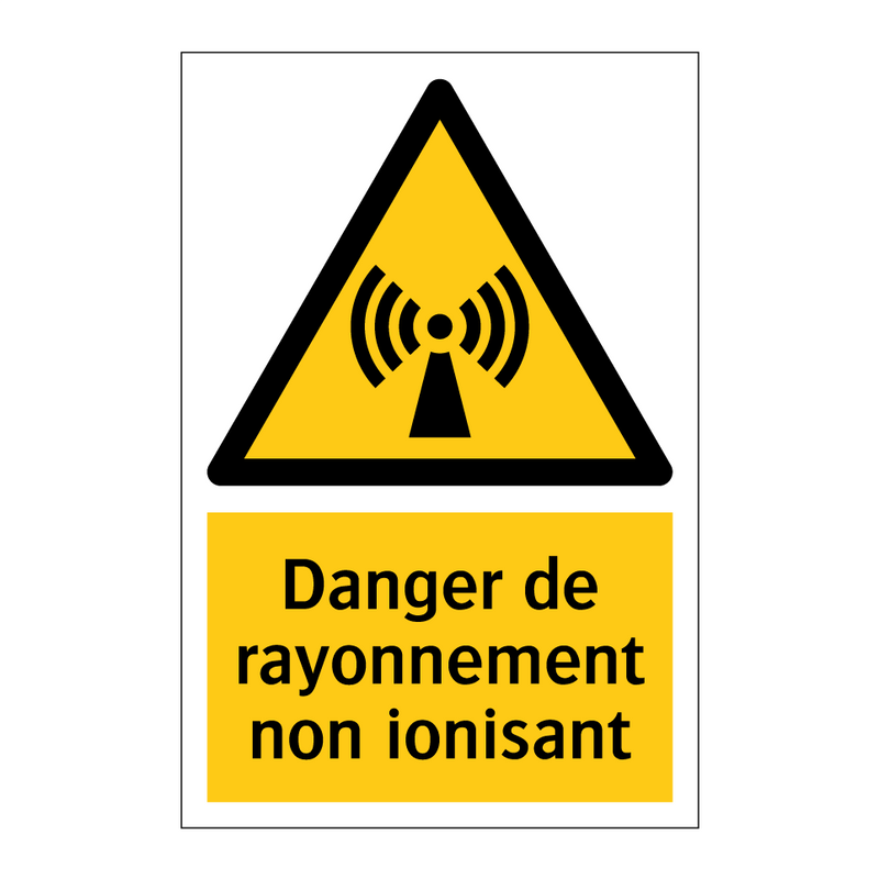 Danger de rayonnement non ionisant