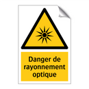 Danger de rayonnement optique