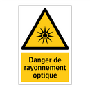 Danger de rayonnement optique