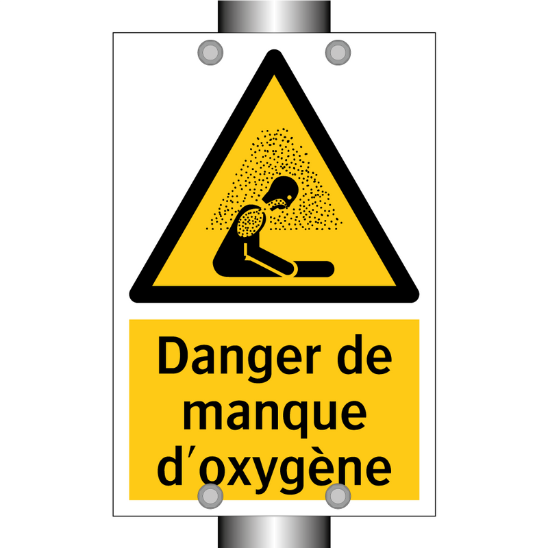 Danger de manque d'oxygène