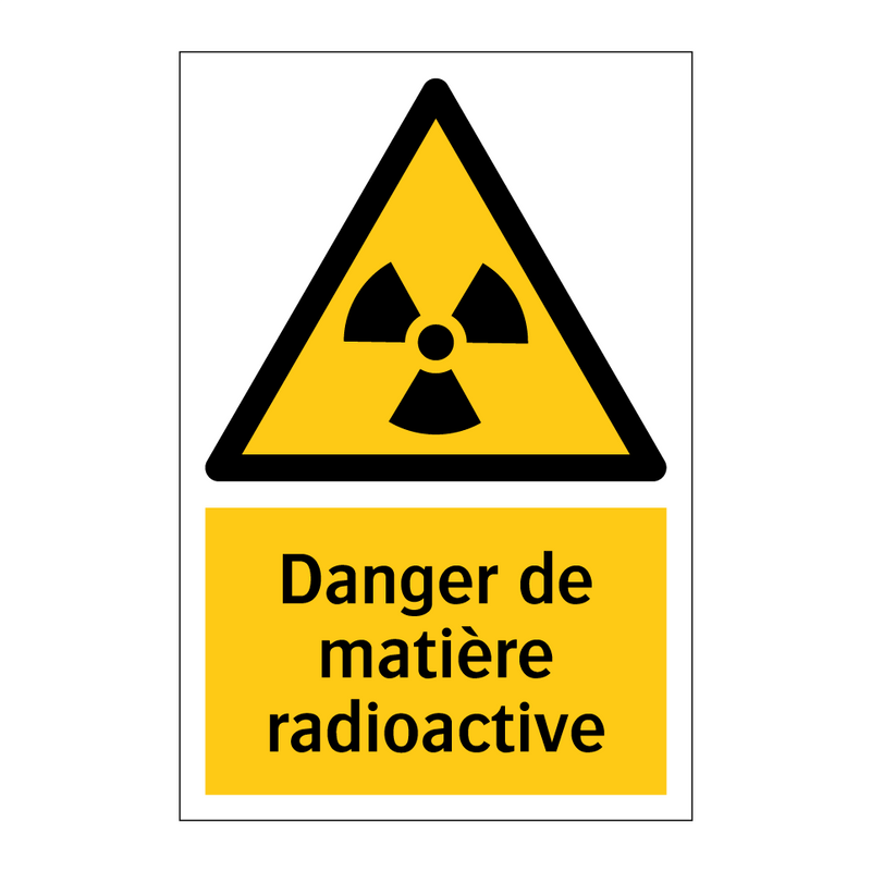 Danger de matière radioactive