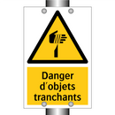 Danger d'objets tranchants