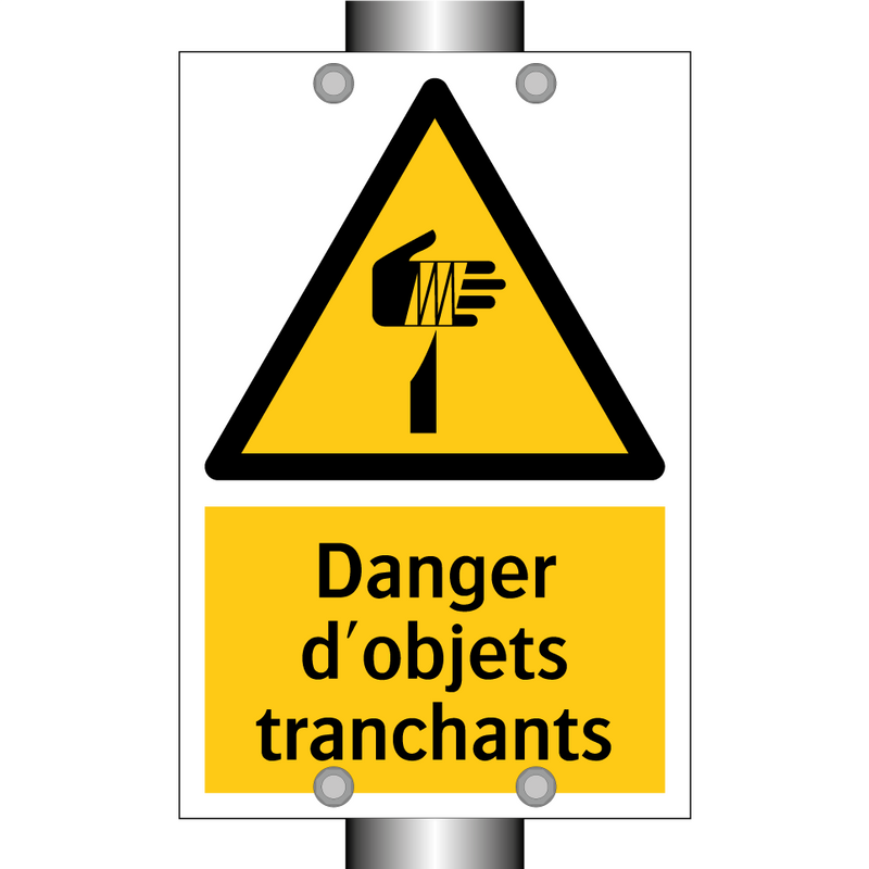 Danger d'objets tranchants