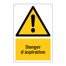 Danger d'aspiration