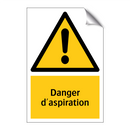 Danger d'aspiration