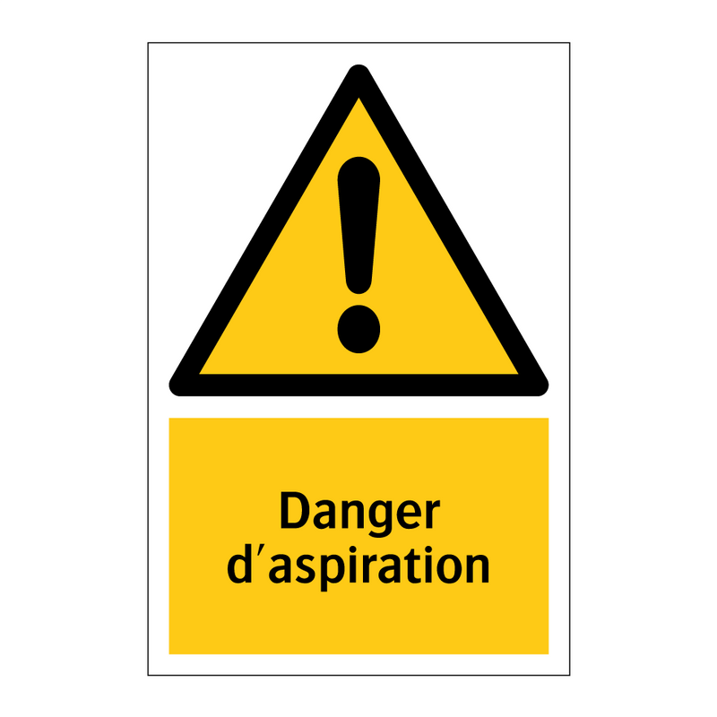 Danger d'aspiration