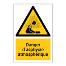 Danger d'asphyxie atmosphérique