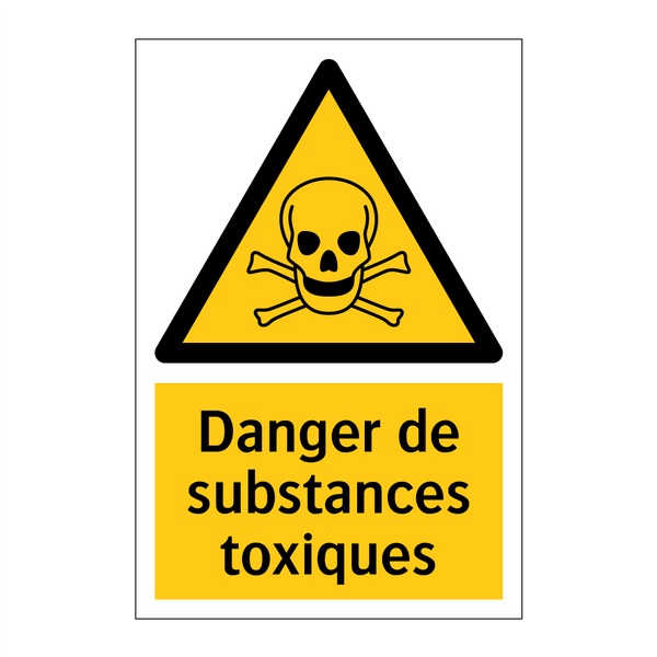 Danger de substances toxiques