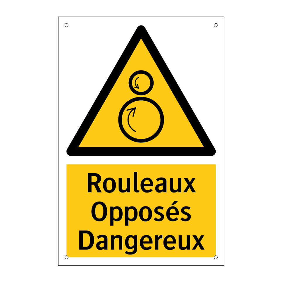 Rouleaux Opposés Dangereux
