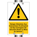 Danger Attention Aux Instructions D'utilisation Et Aux Consignes De Sécurité Avant La Mise En Service !