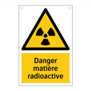 Danger matière radioactive
