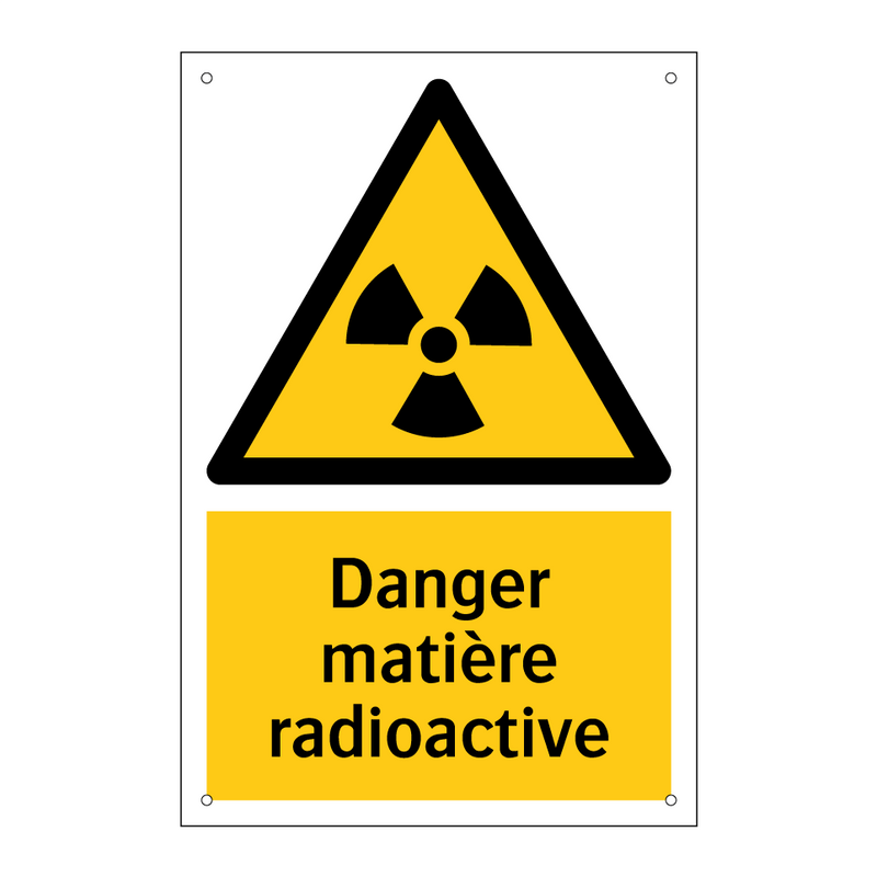 Danger matière radioactive
