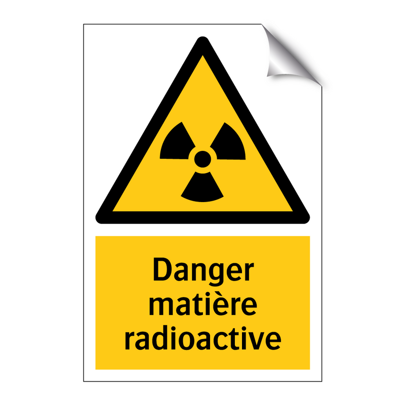 Danger matière radioactive