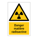 Danger matière radioactive