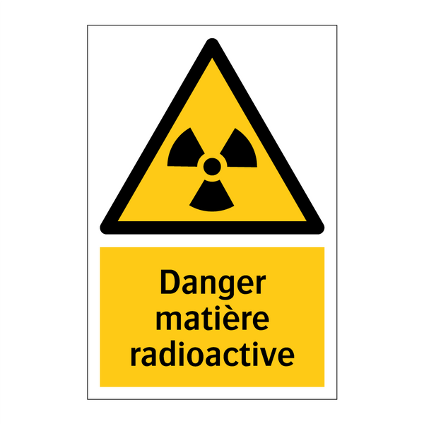 Danger matière radioactive
