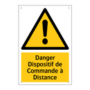 Danger Dispositif de Commande à Distance