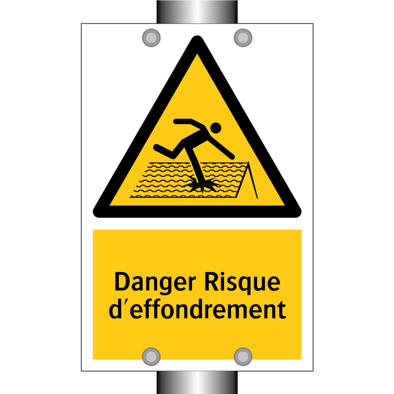 Danger Risque d'effondrement