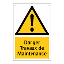 Danger Travaux de Maintenance