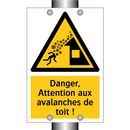 Danger, Attention aux avalanches de toit !