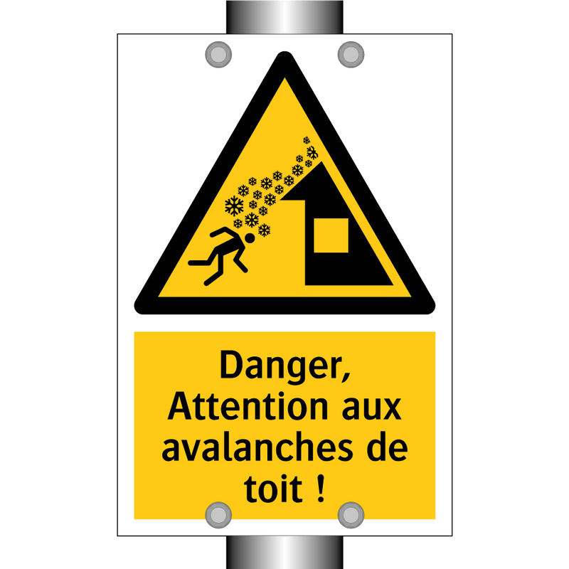 Danger, Attention aux avalanches de toit !